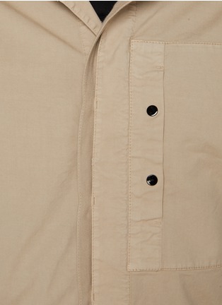  - STONE ISLAND - Stretch-TC Snap Button Cotton Overshirt