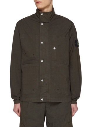 Main View - Click To Enlarge - STONE ISLAND - Spec Stretch Ripstop Tc Military Blouson Jacket