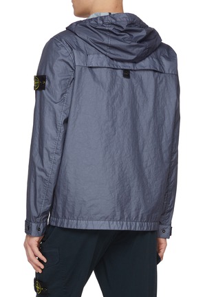 Back View - Click To Enlarge - STONE ISLAND - Membrana 3L TC Hooded Short Parka jacket