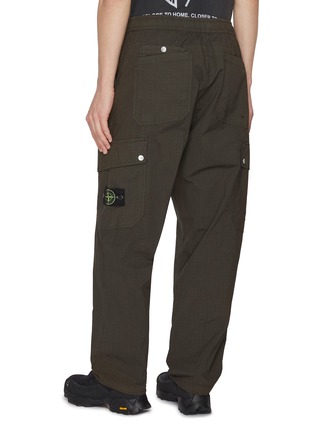 Back View - Click To Enlarge - STONE ISLAND - Spec Stretch Ripstop Tc Military Cargo Pants