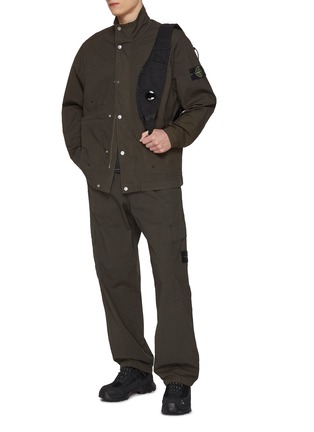 Figure View - Click To Enlarge - STONE ISLAND - Spec Stretch Ripstop Tc Military Cargo Pants