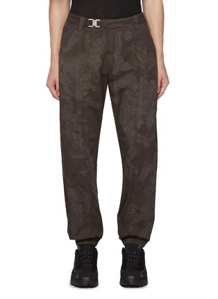 Main View - Click To Enlarge - STONE ISLAND - Supima Laser Camo Cotton Blend Pants