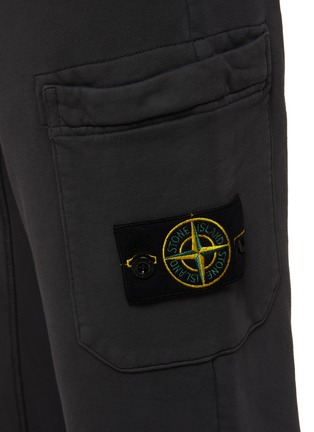  - STONE ISLAND - Logo Patch Cotton Cargo Jogger Pants