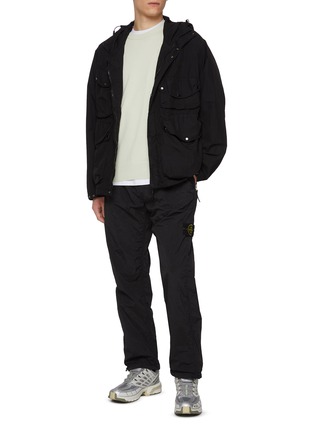 Figure View - Click To Enlarge - STONE ISLAND - Elasticated Drawcord Hem Pants