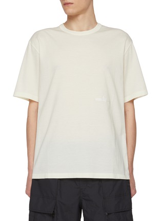 Main View - Click To Enlarge - STONE ISLAND - Torso Embroidered Logo T-Shirt