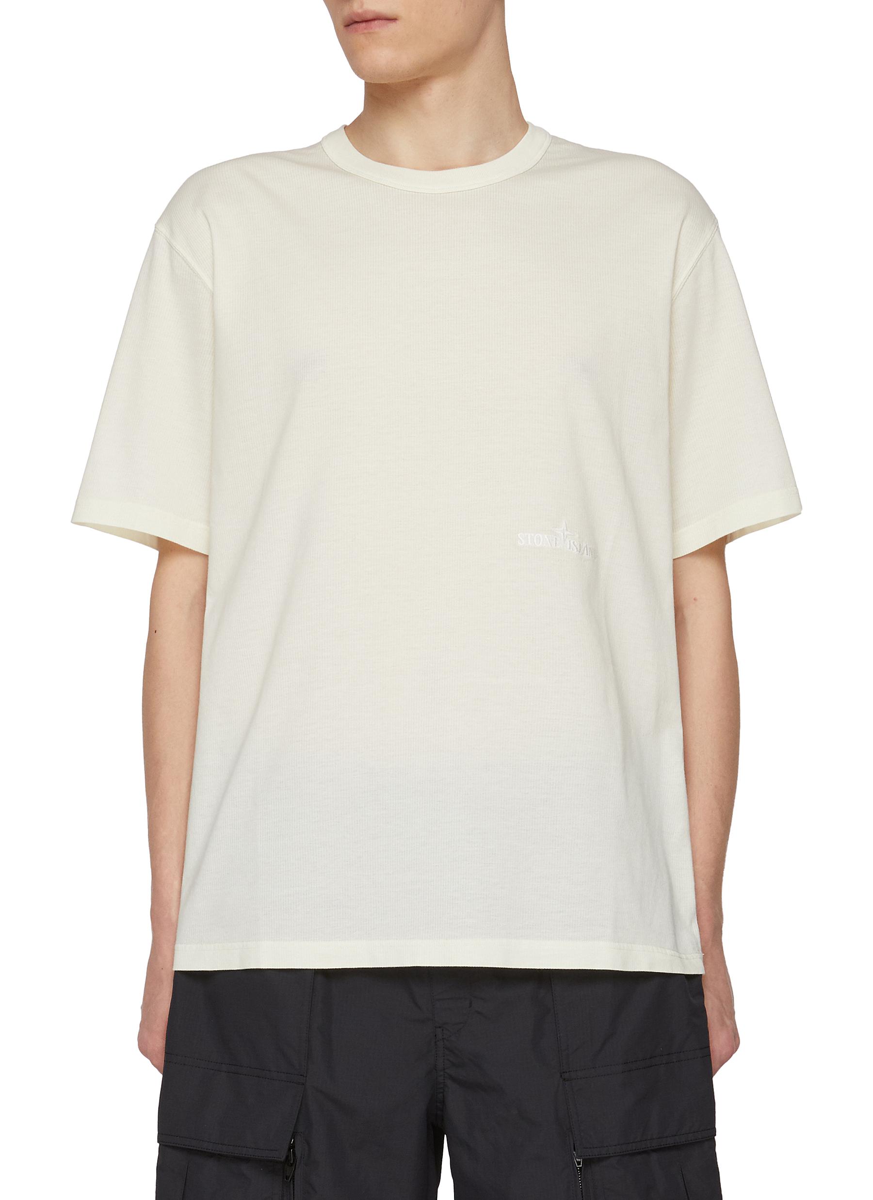 STONE ISLAND | Torso Embroidered Logo T-Shirt | Men | Lane Crawford