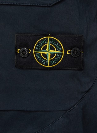  - STONE ISLAND - Logo Patch Cotton Blend Cargo Pants