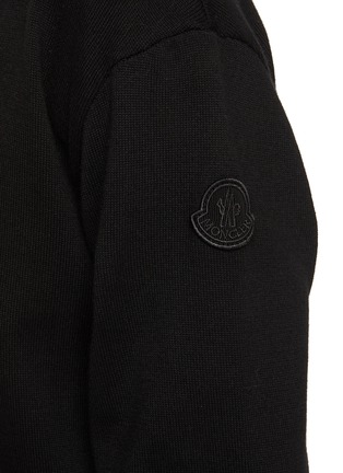  - MONCLER - Pelum Hem Cotton Cashmere Silk Cardigan