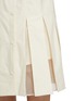  - MONCLER - Pleated Polo Cotton Poplin Dress