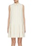 Main View - Click To Enlarge - MONCLER - Pleated Polo Cotton Poplin Dress