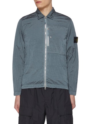 Main View - Click To Enlarge - STONE ISLAND - Arm Logo Patch Shirt