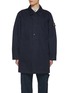 Main View - Click To Enlarge - STONE ISLAND - Raso Gommato 3L Organic Cotton Blend Car Coat Jacket