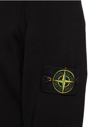  - STONE ISLAND - Arm Logo Patch Cotton Sweater