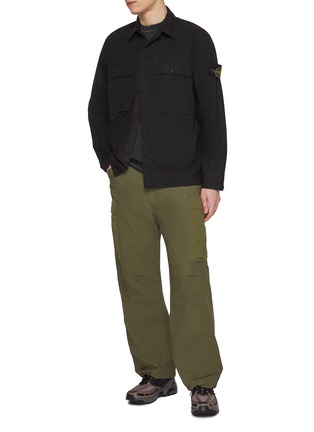 Figure View - Click To Enlarge - STONE ISLAND - Tela Paracadute Shirt