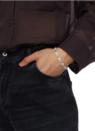 Figure View - Click To Enlarge - HATTON LABS - Daisy Chain Sterling Silver Bracelet