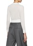 Back View - Click To Enlarge - ALEXANDERWANG - Clear Hotfix Cropped Cardigan