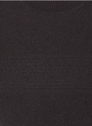  - ALEXANDERWANG - Embossed Logo Cropped T-Shirt