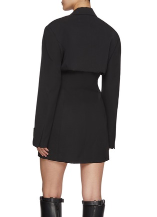 Back View - Click To Enlarge - ALEXANDERWANG - Pre-Styled Wool Blazer Dress