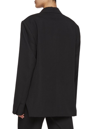 Back View - Click To Enlarge - ALEXANDERWANG - Split Front Single Breasted Wool Blazer