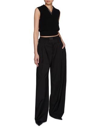 Figure View - Click To Enlarge - ALEXANDERWANG - Boxer Waist Pleated Trouser