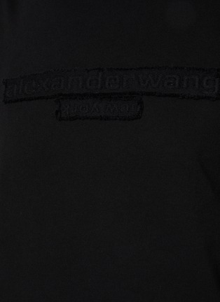  - ALEXANDERWANG - Distressed Logo Cotton T-shirt