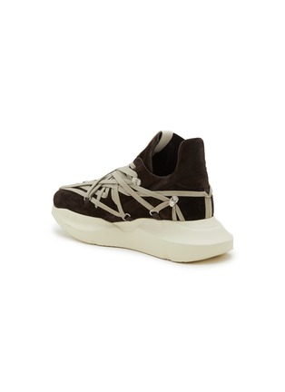  - RICK OWENS  - Megalaced Geth Runner Suede Men's Sneakers