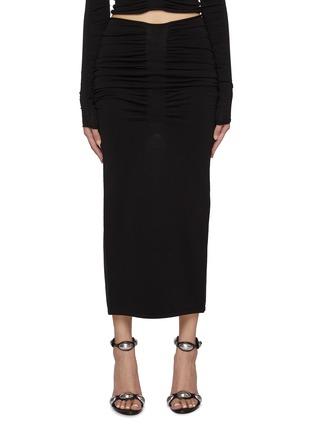 Main View - Click To Enlarge - ALEXANDERWANG - Ruched Maxi Skirt