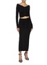 Figure View - Click To Enlarge - ALEXANDERWANG - Ruched Maxi Skirt