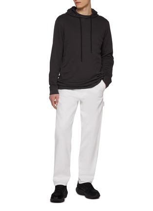 Figure View - Click To Enlarge - THEORY - Delroy Studio Cotton Blend Hoodie