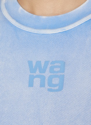  - T BY ALEXANDER WANG - Puff Paint logo Cotton Blend Sweater