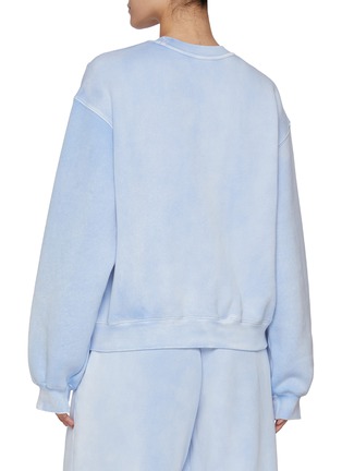 Back View - Click To Enlarge - T BY ALEXANDER WANG - Puff Paint logo Cotton Blend Sweater