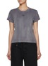 Main View - Click To Enlarge - T BY ALEXANDER WANG - Essential JSY Shrunken Puff Logo Cotton T-Shirt