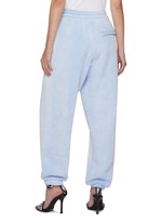 【送料&関税込】Alexander Wang Melange Light-blue Cotton Ove Light Blue Pre-Styled Sweatpants in LIGHT BLUE | alexanderwang®