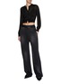 Figure View - Click To Enlarge - T BY ALEXANDER WANG - Pre-styled Bike Short Cotton Sweatpants