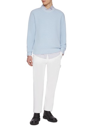 Figure View - Click To Enlarge - THEORY - Raglan Sleeves Wool Cashmere Sweater