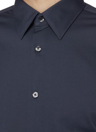  - THEORY - Sylvain Point Collar Cotton Blend Shirt