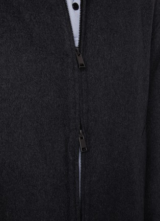  - THEORY - Wool Cashmere Zip Up Jacket