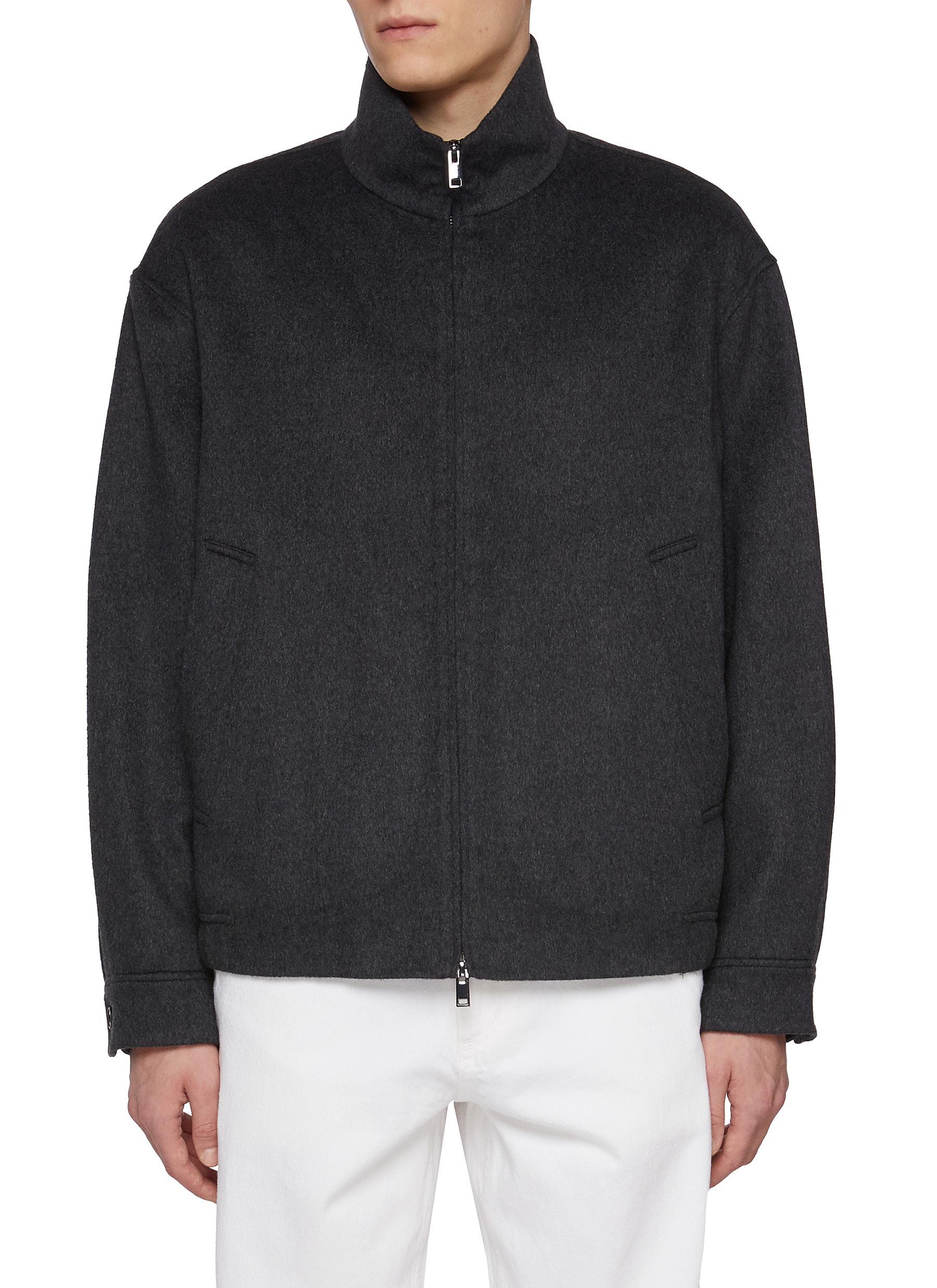 Stand-Collar store Jacket in Wool-Cashmere