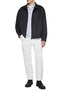 Figure View - Click To Enlarge - THEORY - Wool Cashmere Zip Up Jacket