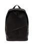 Main View - Click To Enlarge - DISCORD YOHJI YAMAMOTO - Unfinished Leather Diagonal Backpack