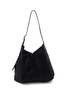 Main View - Click To Enlarge - DISCORD YOHJI YAMAMOTO - Leather Angular Shoulder Bag