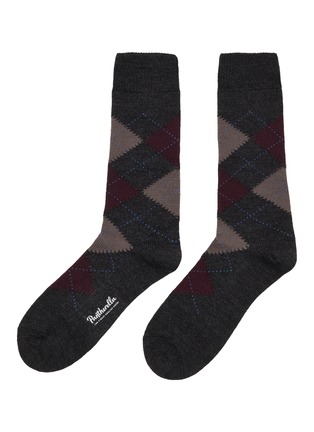 PANTHERELLA | Raction Argyle Wool Blend Standard Socks