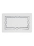 Main View - Click To Enlarge - CELSO DE LEMOS - Cross Bath Rug — Silver