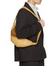 Figure View - Click To Enlarge - LEMAIRE - Mini Croissant Leather Keyring