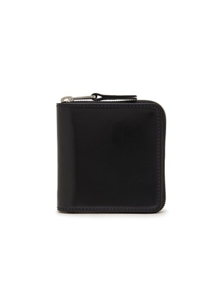 Main View - Click To Enlarge - LEMAIRE - Patina Zip Compact Bi Fold Leather Purse