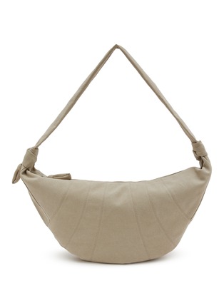 Main View - Click To Enlarge - LEMAIRE - XL Croissant Canvas Crossbody Bag