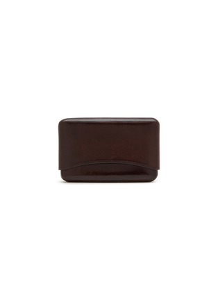 Main View - Click To Enlarge - LEMAIRE - Molded Leather Card Holder