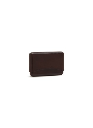 Figure View - Click To Enlarge - LEMAIRE - Molded Leather Card Holder