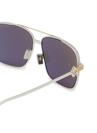 Detail View - Click To Enlarge - DIOR - Cd Diamond S9F Metal Aviator Sunglasses