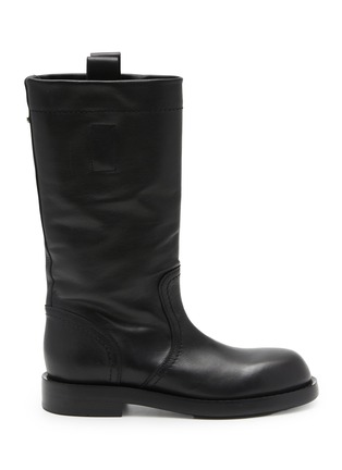 Main View - Click To Enlarge - ANN DEMEULEMEESTER - Bente Mid Calf Leather Boots
